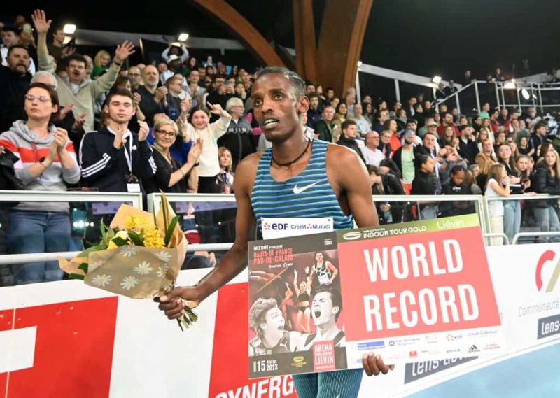 Lamecha Girma Breaks 3000m World Indoor Record with 723.81 Watch